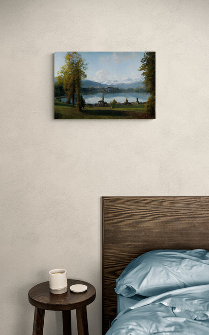 Mountain Lake Canvas