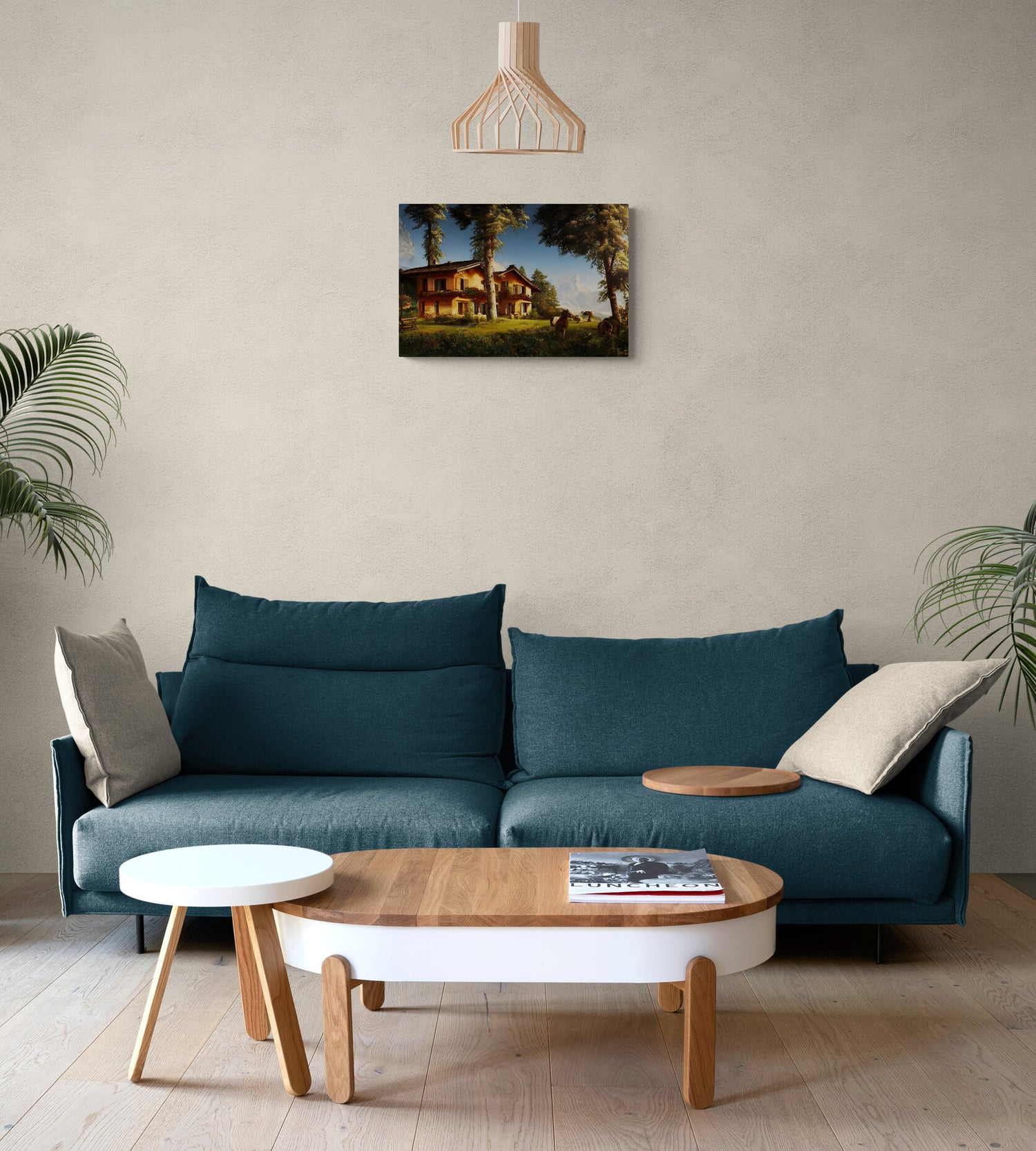 Mountain Chalet Canvas