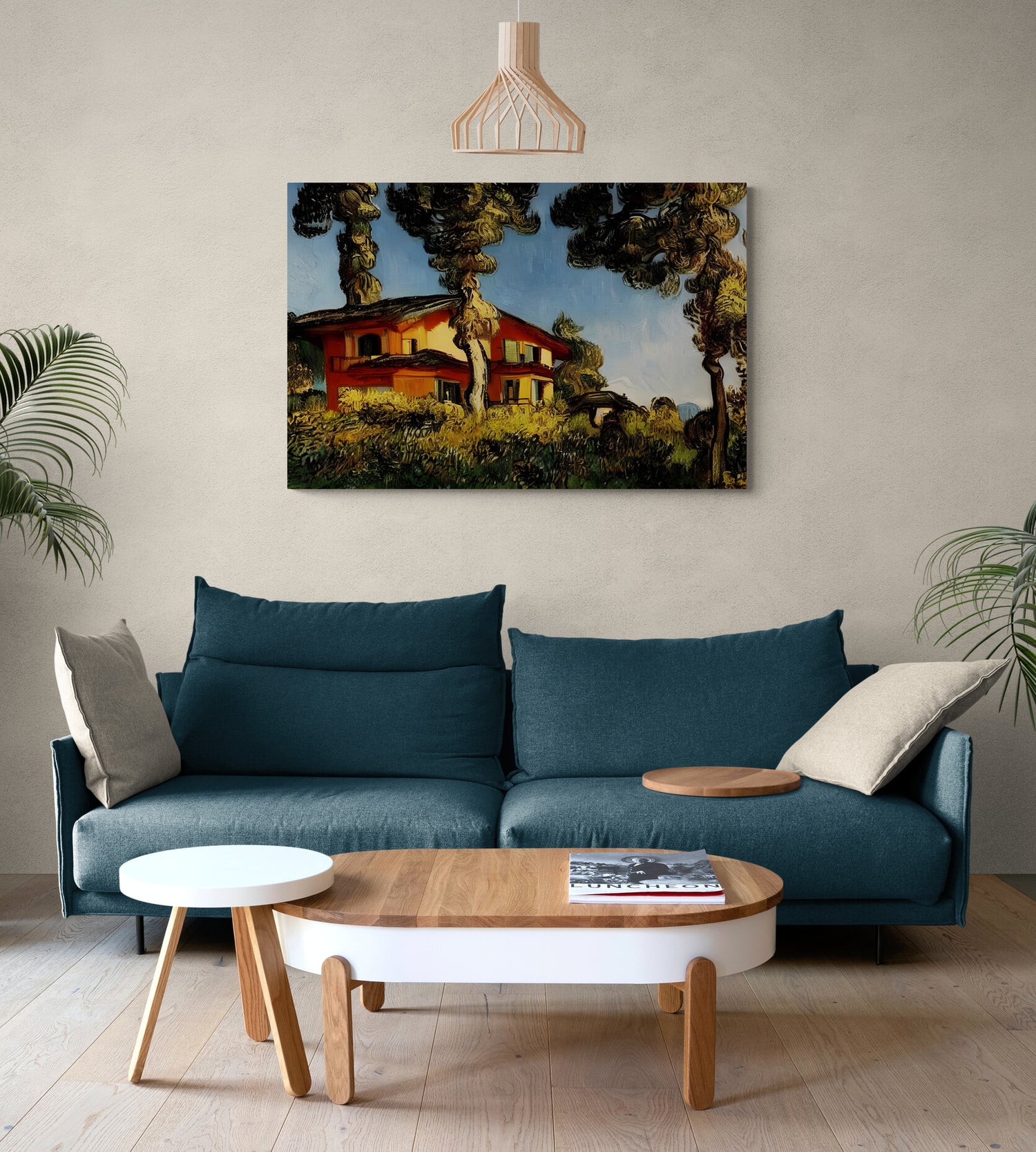 Mountain Chalet Canvas