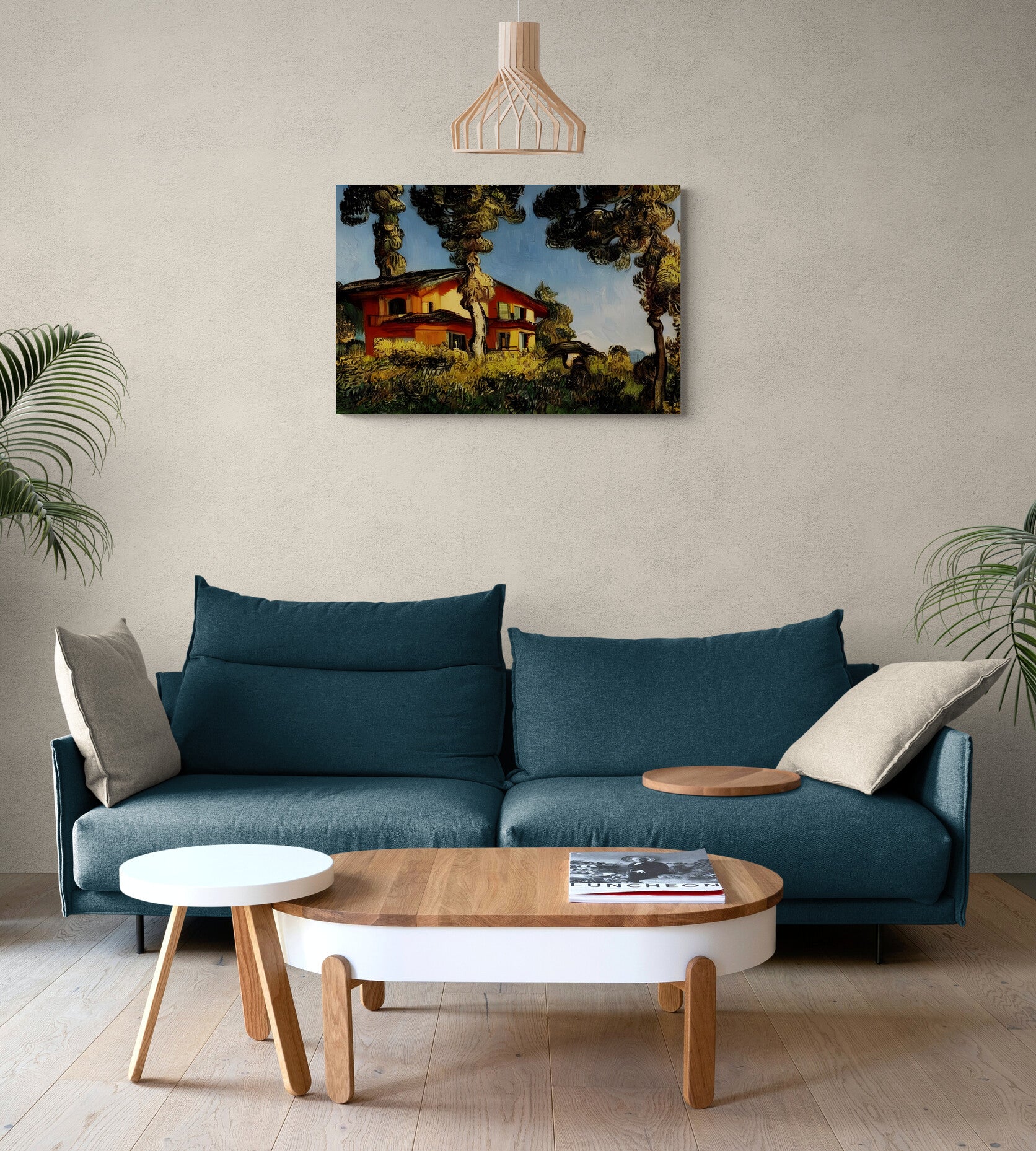 Mountain Chalet Canvas