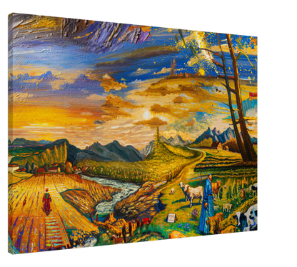 Twilight Hills Canvas