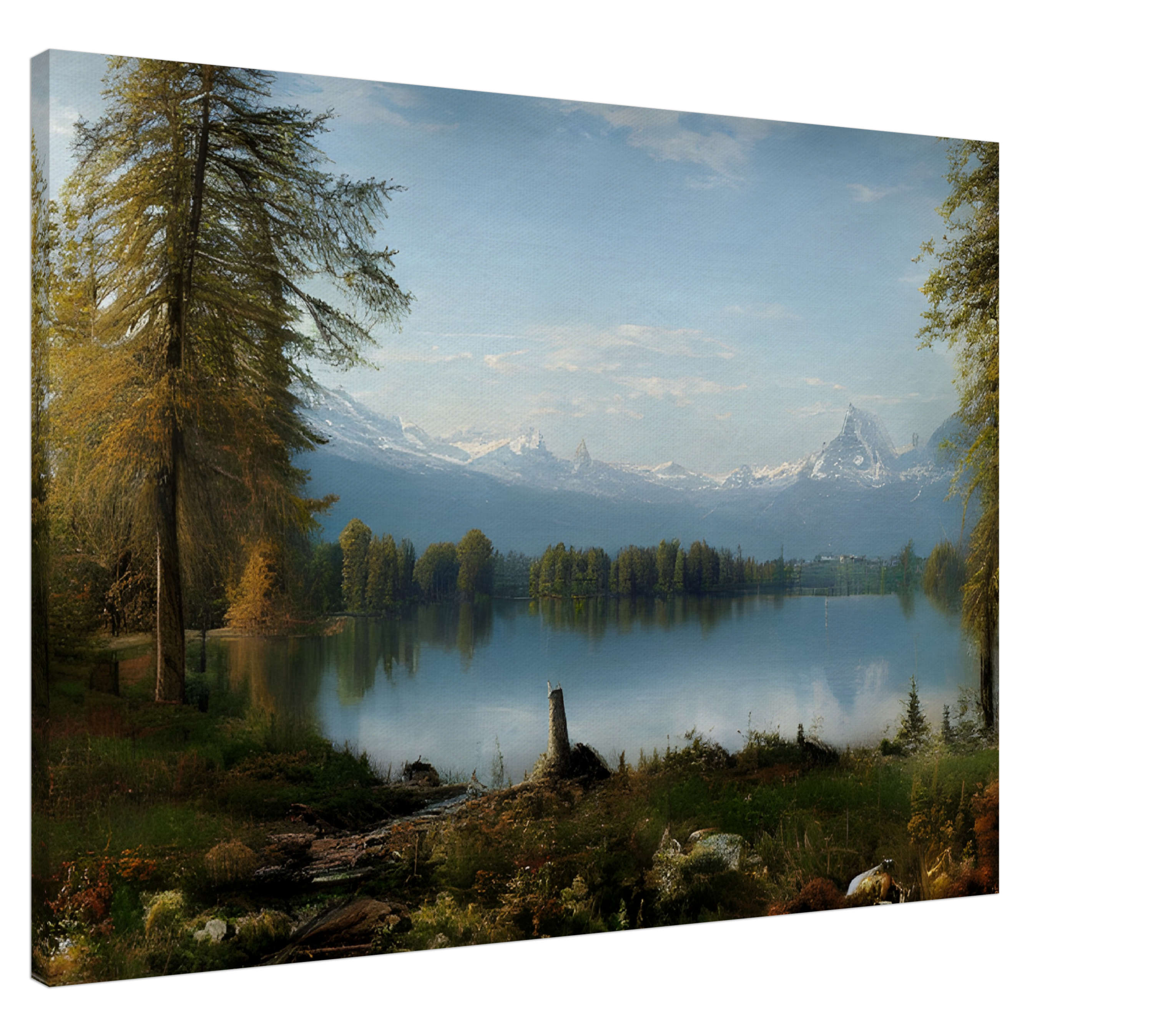 Mountain Lake Canvas