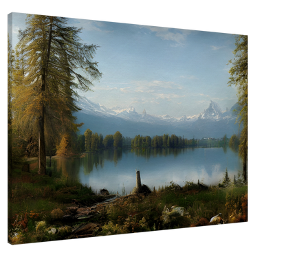 Mountain Lake Canvas