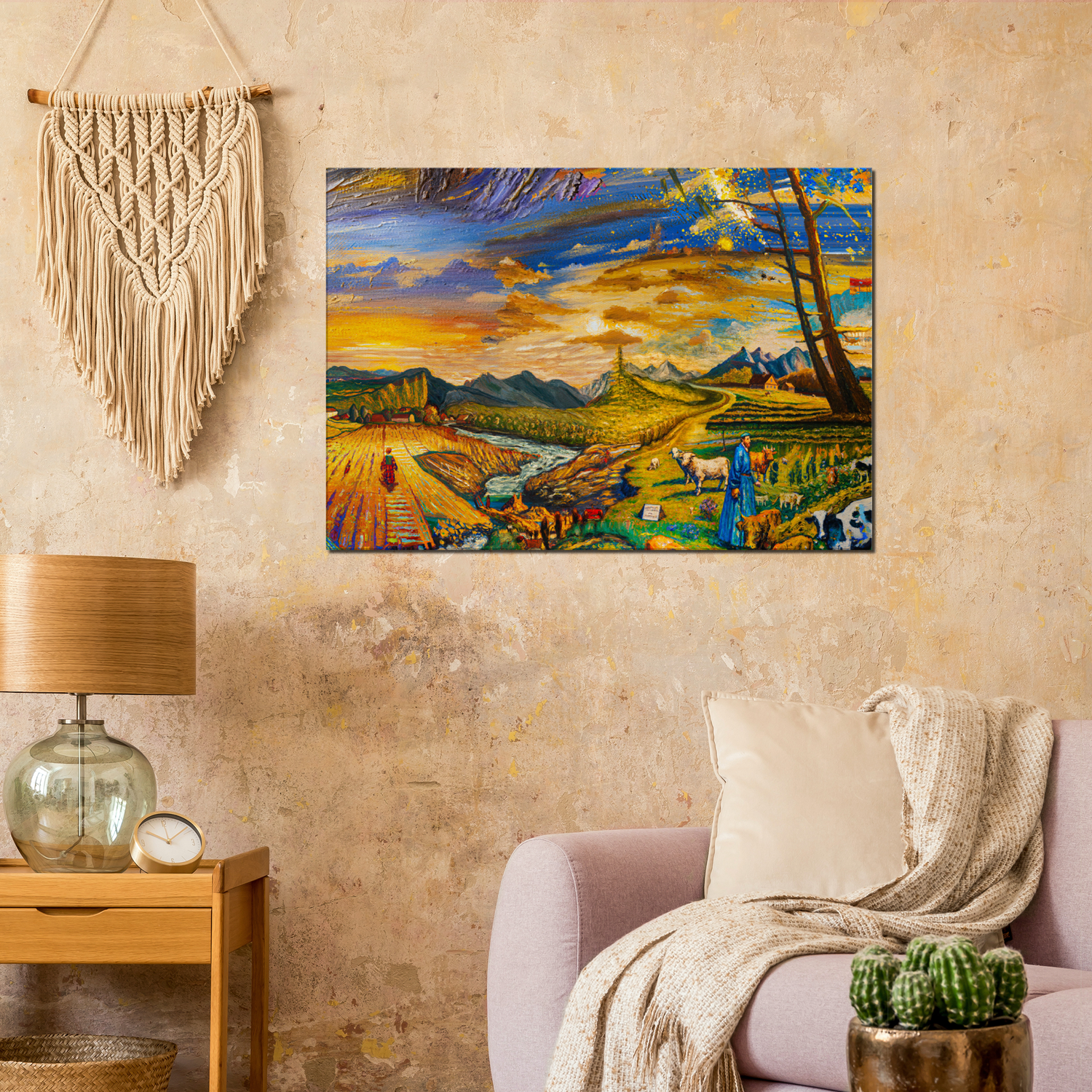 Twilight Hills Canvas