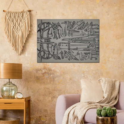 Swiss Army Knife Canvas